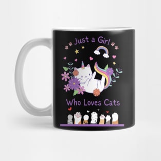 Just a Girl Who Loves Cats Mug